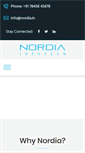 Mobile Screenshot of nordia.in