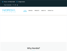 Tablet Screenshot of nordia.in