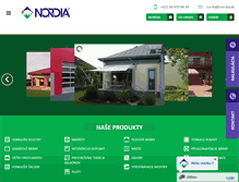 Tablet Screenshot of nordia.sk