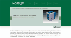 Desktop Screenshot of nordia.de
