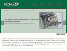Tablet Screenshot of nordia.de